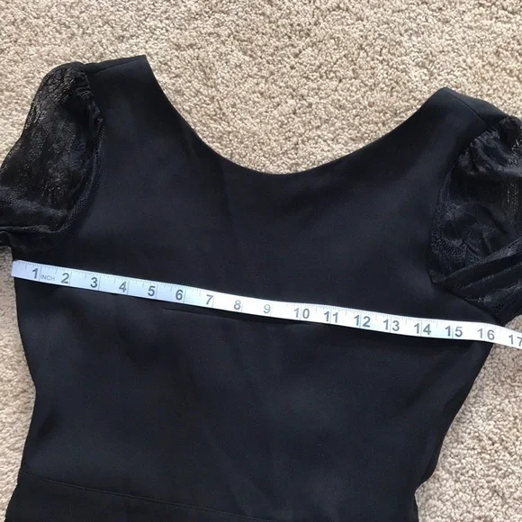 NWT! Rachel Zoe Size 4 Black Andrews blouson dress - Picture 5 of 8